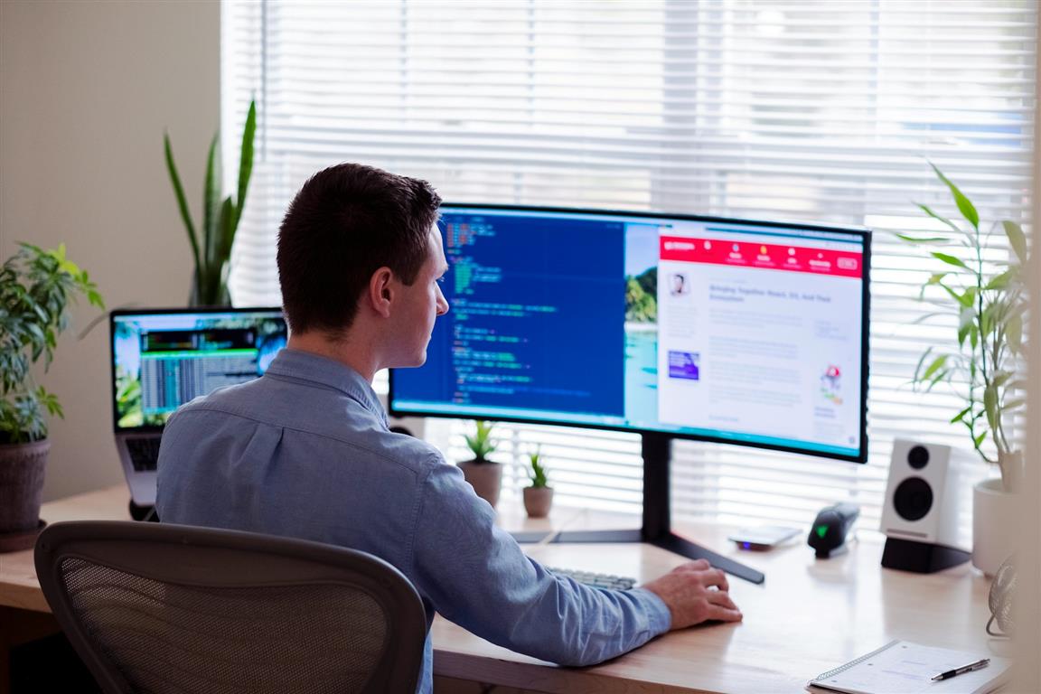 Man working from home - Photo by Luke Peters on Unsplash